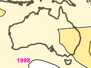 UAH satellite T anomalies Australia 1998